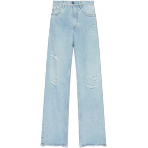 Golden Goose - Vintage Effect Jeans - Lichtblauw - Katoen
