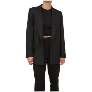 Marella, Dames, Jassen, Zwart, Maat: M Viscose,