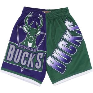 Mitchell & Ness, Heren, Korte broeken, Paars, Maat: XL Poliester,