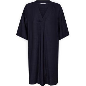 Co'Couture, Dames, Jurken, Blauw, Maat: S Viscose,