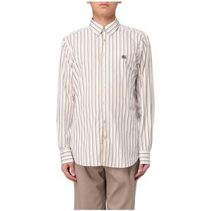 Etro, Heren, Overhemden, Geel, Maat: XL Katoen,