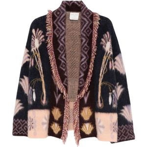 Forte Forte, Dames, Truien, Veelkleurig, Maat: M