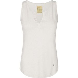 MOS Mosh, Dames, Tops, Beige, Maat: XS Katoen,