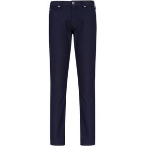 Emporio Armani, Heren, Broeken, Blauw, Maat: W31 Katoen,
