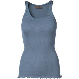 Rosemunde, Dames, Tops, Blauw, Maat: L Zijde,