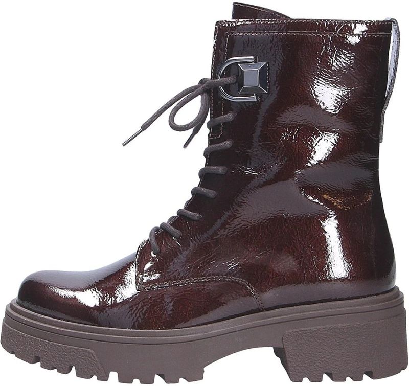 Gabor - Flotter - Veterboot - Bruin - Lakleer - Dempende Binnenzool