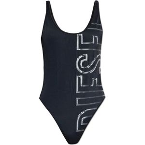 Diesel, Dames, Badkleding, Zwart, Maat: L Nylon,