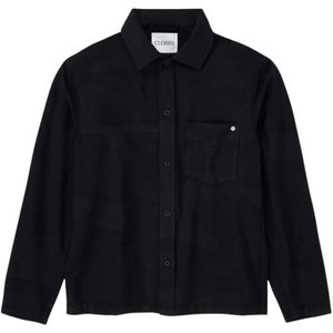 Closed, Heren, Jassen, Zwart, Maat: S Katoen,