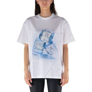 JW Anderson, Dames, Tops, Wit, Maat: L Katoen,