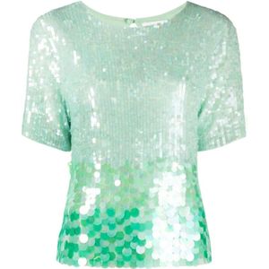 P.a.r.o.s.h., Dames, Blouses & Shirts, Veelkleurig, Maat: XS Zijde,