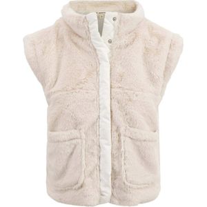 Zusss - Faux Fur Gilet - Beige