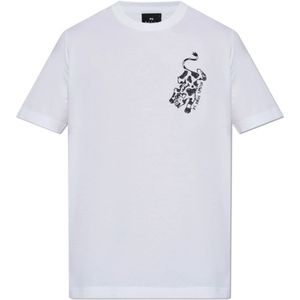 PS By Paul Smith, Heren, Tops, Wit, Maat: L Katoen,