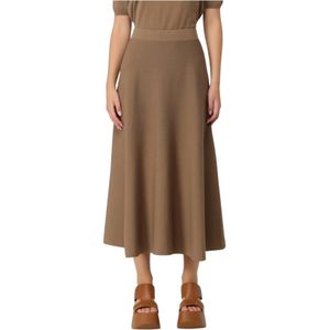Max Mara, Dames, Rokken, Bruin, Maat: M