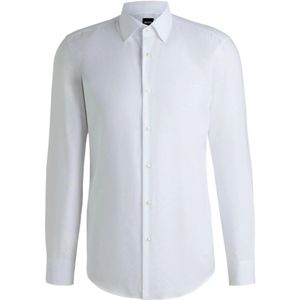 Hugo, Heren, Overhemden, Wit, Maat: L