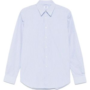 Aspesi, Heren, Overhemden, Blauw, Maat: L Katoen,