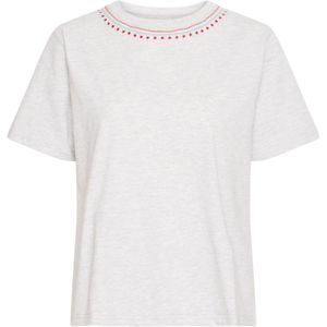 Ichi, Dames, Tops, Grijs, Maat: 2XL