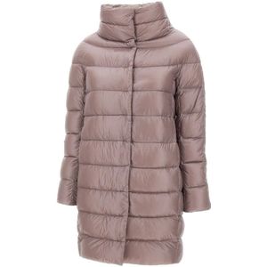 Herno, Dames, Mantels, Paars, Maat: XS Katoen,