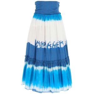 Alberta Ferretti, Dames, Rokken, Veelkleurig, Maat: M Katoen,