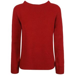 Max Mara, Dames, Truien, Rood, Maat: L Wol,