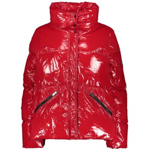 Herno, Dames, Jassen, Rood, Maat: L Nylon,