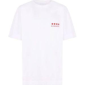 Givenchy, Heren, Tops, Wit, Maat: L Katoen,