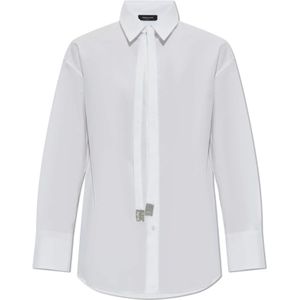 Fabiana Filippi, Dames, Blouses & Shirts, Wit, Maat: XS Katoen,