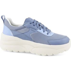 Geox, Dames, Schoenen, Blauw, Maat: 37 EU Leer,
