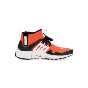 Nike Utility Mid Sneakers Orange/Black/White , Orange , Heren , Maat: 42 1/2 EU
