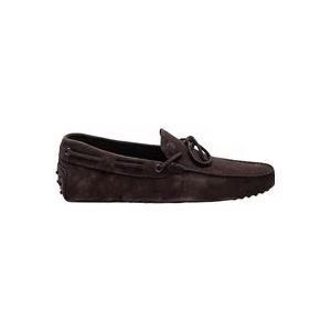 Tod's Veterschoen Moccasins , Brown , Heren , Maat: 39 1/2 EU