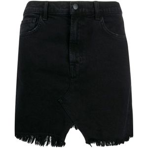 J Brand, Dames, Rokken, Zwart, Maat: W26 Denim,