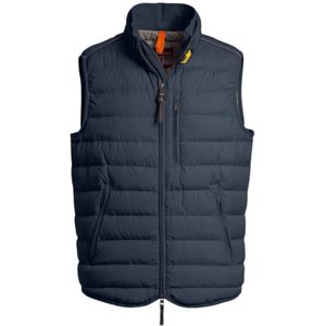 Parajumpers, Heren, Jassen, Blauw, Maat: XL Leer,
