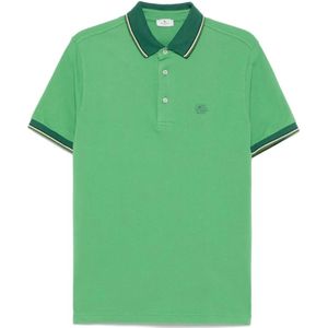 Etro, Heren, Tops, Groen, Maat: L
