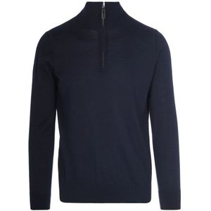 Paolo Pecora, Heren, Truien, Blauw, Maat: S Wol,