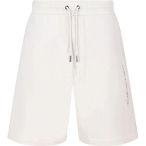 Calvin Klein, Heren, Korte broeken, Beige, Maat: XL Katoen,