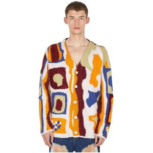 The Elder Statesman, Heren, Truien, Veelkleurig, Maat: S Zijde,