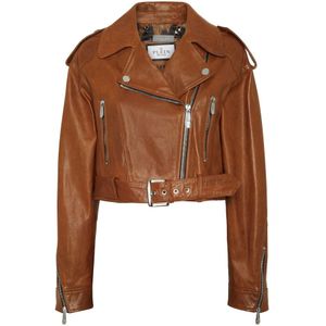 Philipp Plein, Dames, Jassen, Bruin, Maat: M Leer,