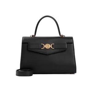 Versace Mini Top Handle Tas , Black , Dames , Maat: ONE Size