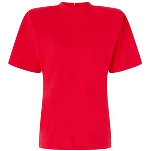 Pinko, Dames, Tops, Rood, Maat: S Katoen,