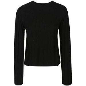 Loulou Studio, Dames, Truien, Zwart, Maat: M