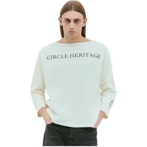Circle Heritage, Heren, Tops, Wit, Maat: M Katoen,