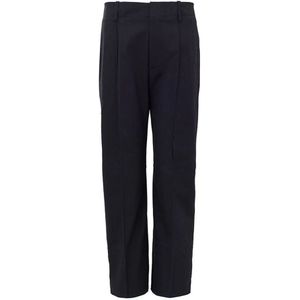 Bottega Veneta, Dames, Broeken, Blauw, Maat: 3XS Katoen,