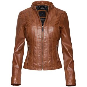 Bugatti, Dames, Jassen, Bruin, Maat: 3XL Leer,