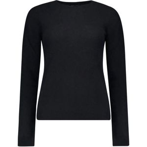 Roberto Collina, Dames, Truien, Zwart, Maat: M Zijde,