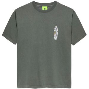 New Amsterdam Surf Association, Heren, Tops, Groen, Maat: L Katoen,