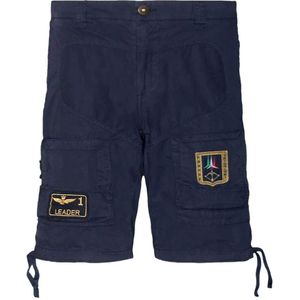 Aeronautica Militare, Heren, Korte broeken, Blauw, Maat: 3XL Katoen,