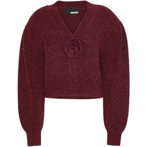 Rotate Birger Christensen, Dames, Truien, Rood, Maat: XS Wol,