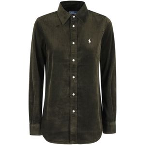 Polo Ralph Lauren, Dames, Blouses & Shirts, Groen, Maat: 2XS