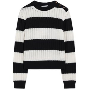 Max Mara, Dames, Truien, Wit, Maat: S