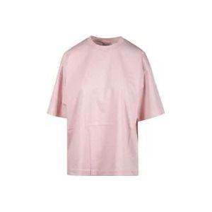 Burberry Millepoint Korte Mouw T-Shirt , Pink , Dames , Maat: XS