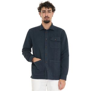 Fay, Heren, Jassen, Blauw, Maat: L Katoen,